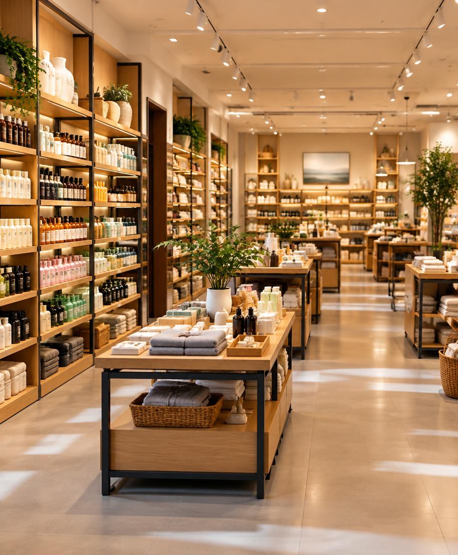 Modern retail store interior